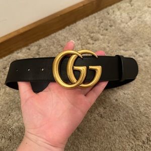 Gucci Wide Leather Belt